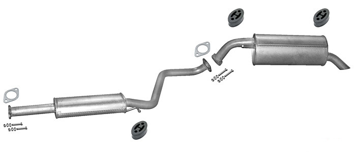 Auspuff HYUNDAI GETZ 1.5 CRDi / CRDi GLS 2005-2009 Auspuffanlage