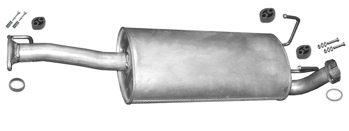 Mittelschalldämpfer für TOYOTA LAND CRUISER 3.0 TD 3-Türen Auspuffanlage