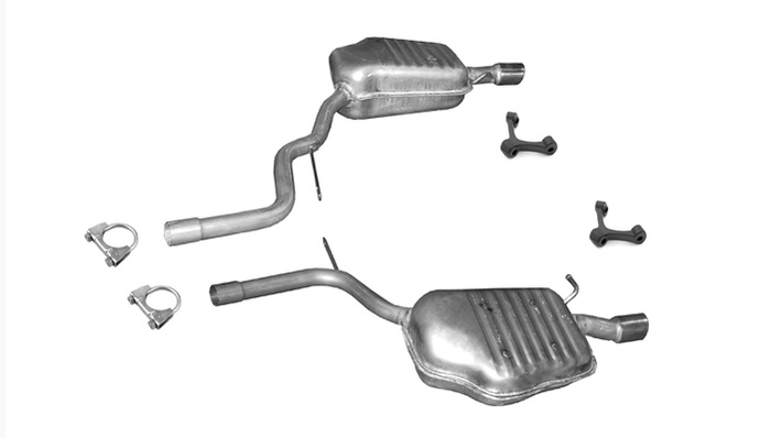 Endschalldämpfer für AUDI A4 (B6 B7) 1.8 T Turbo 20V Links + Rechts Endtopf
