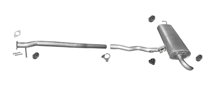 Auspuff NISSAN QASHQAI (J10) 1.6 DCI 2.0 DCI 08.2007-2013 Auspuffanlage