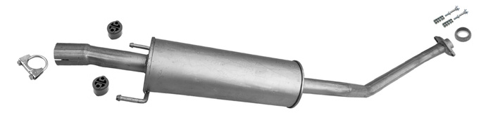 Mittelschalldämpfer für TOYOTA COROLLA 1.4 / 1.6 VVT-i  04-06 Schrägheck Auspuff