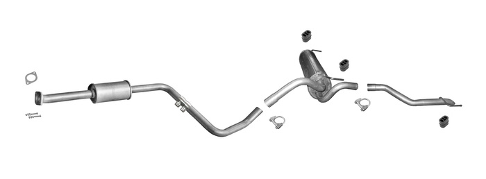 Auspuff mit MSD für OPEL ASTRA J 1.4 Turbo auch LPG 120/140PS Kombi