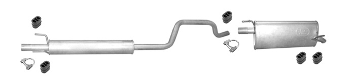 Auspuff OPEL MERIVA A 1.4 1.6 Auspuffanlage