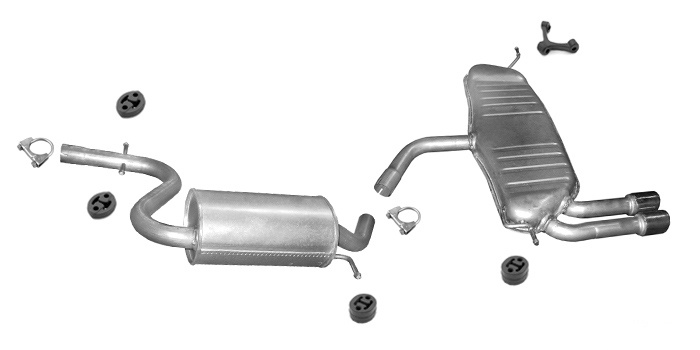 Auspuff AUDI A3 Sportback 1.4 TFSI 2007-2012 Auspuffanlage