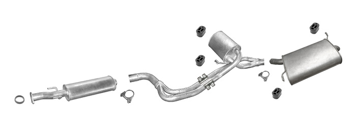 Auspuff für PEUGEOT 605 3.0 167PS 1989-1999 Auspuffanlage