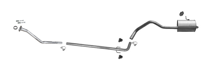 Auspuff für RENAULT KANGOO PHASE II 1.5 dCi 8V Ab 02.2008 LWB-Lange Van / Bus