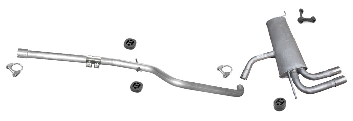 Auspuff SEAT LEON (1P1) / SEAT ALTEA 2.0 TDI 170PS Auspuffanlage