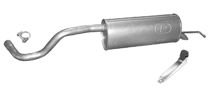 Endschalldämpfer SKODA ROOMSTER 1.4 16V 86PS 05.2006-03.2010 Auspuff