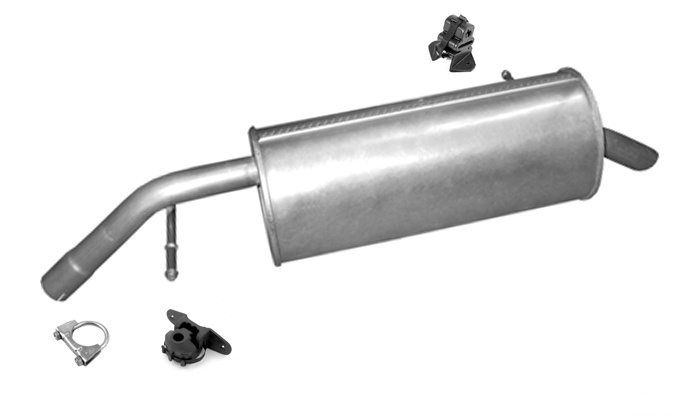 Endschalldämpfer PEUGEOT 207 1.4 72/73/74/75 PS 2006-04.2008 Auspuff