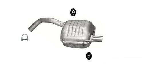 Endschalldämpfer ALFA ROMEO 147 1.9 JTD 2000-2008 Auspuff Endtopf