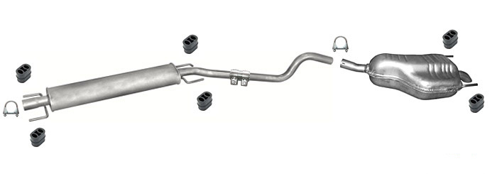 Auspuff OPEL ASTRA H 1.6 1.8 Schrägheck / GTC Auspuffanlage