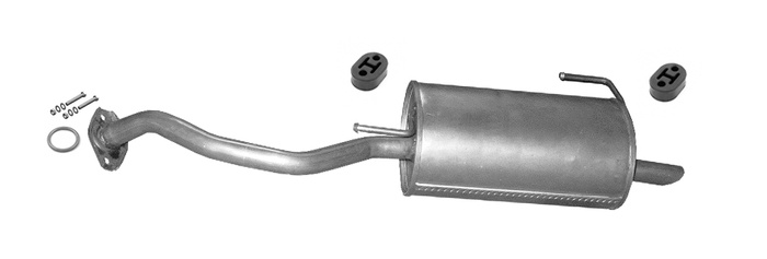 Endschalldämpfer für NISSAN MICRA IV 1.2i 12V 80 und 98PS Auch LPG Auspuff