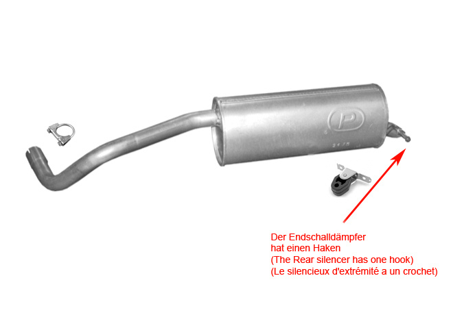 Endschalldämpfer SEAT IBIZA V 1.4 1.6LPG SKODA FABIA 1.4 ab 2009 Auspuff
