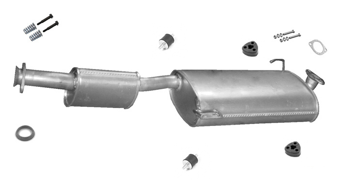 Mittelschalldämpfer OPEL FRONTERA A 2.0 SWB-Kurz 1995-10.1998 Auspuff