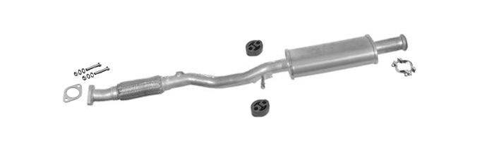 Vorschalldämpfer für HYUNDAI ELANTRA (XD) / MATRIX (FC) MK I 1.6 16V Auspuff