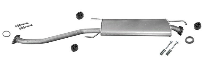 Mittelschalldämpfer für Lexus NX 300h Toyota RAV 2.5i  Auspuff Mitteltopf