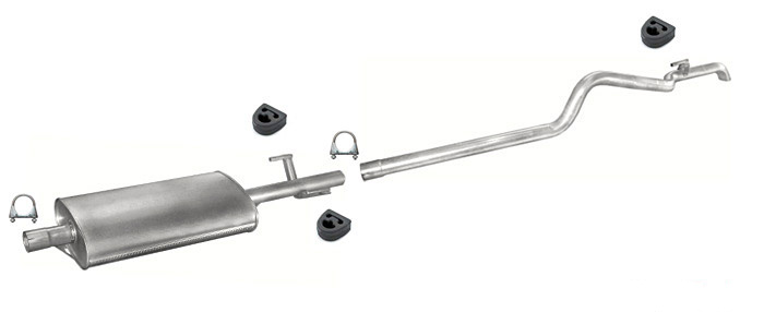 Auspuff MERCEDES SPRINTER 210 212 310 312 D LWB mit KAT Auspuffanlage