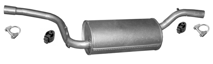 Mittelschalldämpfer FORD FOCUS III C-MAX II ECOBOOST 1.0 Auspuff Mitteltopf DKA