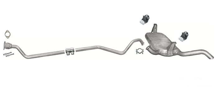 Auspuff RENAULT LAGUNA II 1.9 DCI 10.2002-2007 Auspuffanlage