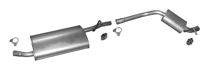 Auspuff für RENAULT DUSTER 2.0 4x4 DACIA DUSTER 1.6 4x4 2010-2018 Auspuffanlage