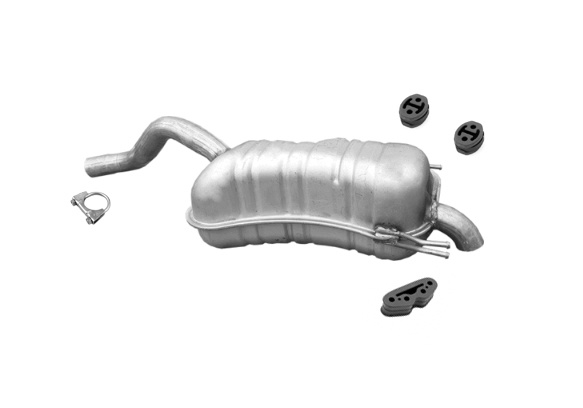 Endschalldämpfer für FIAT DOBLO 2.0 D MULTIJET 16V 135PS Ab 02.2010 Auspuff