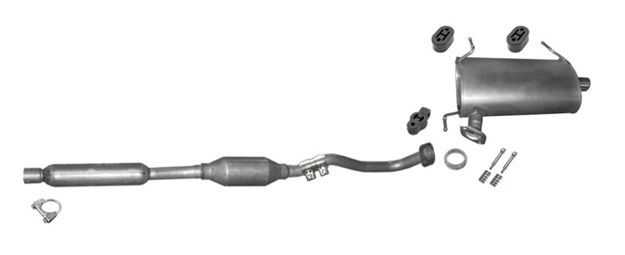 Auspuff für Mitsubishi Outlander II 2.0 2.4 AWD Auspuffanlage