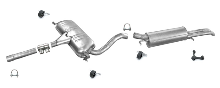 Auspuff für AUDI A4 (B5) 2.6 2.8 12V Stufenheck / Kombi Auspuffanlage