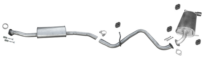 Auspuff für SUBARU IMPREZA 2.0 R 150PS Schrägheck 2008-2012 Auspuffanlage