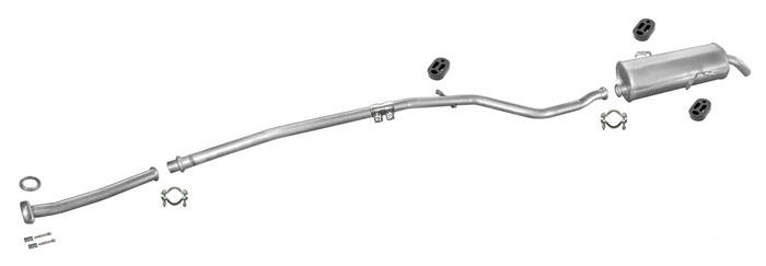 Auspuff PEUGEOT 206 1.4 75PS Schrägheck 2000-11.2003 Auspuffanlage