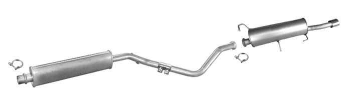 Auspuff für PEUGEOT 307 CC 2.0 130KW 177PS Auspuffanlage