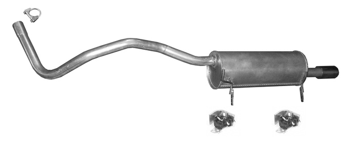 Endschalldämpfer für RENAULT FLUENCE 1.5 dCi 86/106PS Auspuff Endtopf