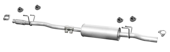 Mittelschalldämpfer für VW CRAFTER 2.5 TDI 2E 2F 30-35-50 ab 2006 Auspuff