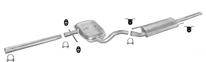 Auspuff VW GOLF 3 III Variant 2.0 Kombi Auspuffanlage