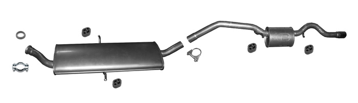 Auspuff für MERCEDES A KLASSE (W169) 170 180 200 1.7 2.0 2004-2012 Auspuffanlage