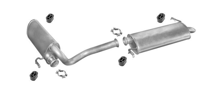 Auspuff für PEUGEOT 605 2.0 / 2.1D 1989-1995 Auspuffanlage