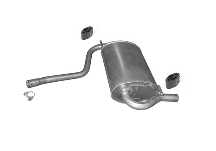 Endschalldämpfer für DACIA / RENAULT DUSTER 1.6 16V 1.5 8V dCi 4x4 10-18 Auspuff