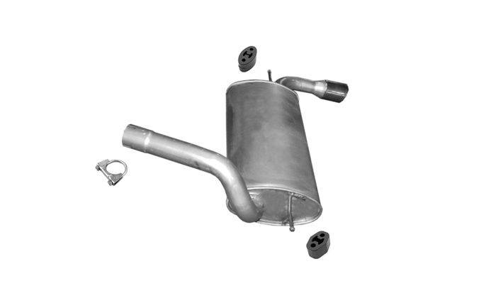 Endschalldämpfer für FORD FOCUS III 1.5 1.6 EcoBoost 150 182 Schrägheck Auspuff