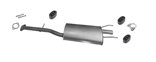 Mittelschalldämpfer für SSANGYONG RODIUS 2.7 Xdi Auspuffanlage