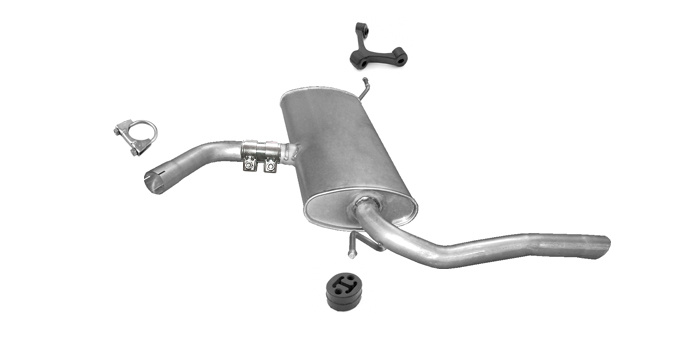 Endschalldämpfer SEAT ALTEA XL TOLEDO III 1.6 1.9 TDI TD ab 2004 Auspuff