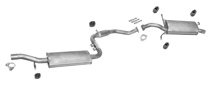 Auspuff VOLVO S40 I & V40 1.6 1.8 1996-2000 Auspuffanlage