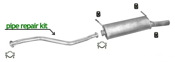 Auspuff CITROEN XSARA 2.0 HDI Schrägheck Coupe 2002-2005 Auspuffanlage