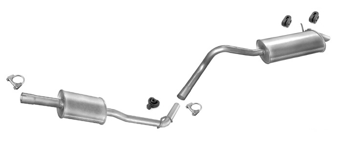 Auspuff RENAULT KANGOO I 1.9 DTI KCOU/FCOU +RAPID/EXPRESS Auspuffanlage