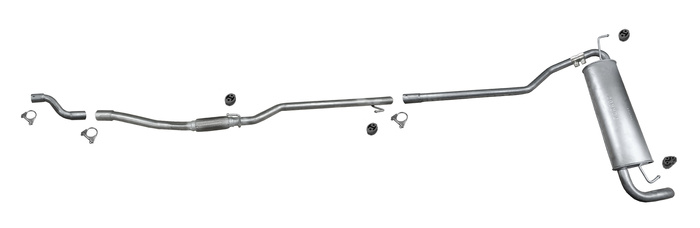 Auspuff +Rohr für FIAT PANDA III 1.3 JTD 16V 4x4 auch Van ab 2012 Auspuffanlage