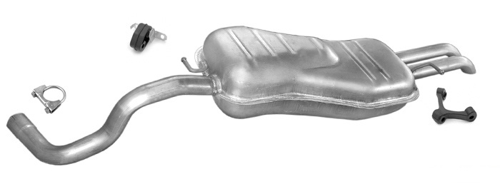 Endschalldämpfer SEAT TOLEDO SKODA OCTAVIA VW BORA GOLF 1.9TDI 96-10 Auspuff