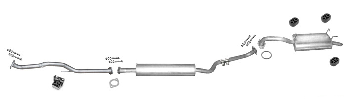 Auspuff NISSAN PRIMERA (WP12) 1.8 Kombi 2002-2007 +Rohr Auspuffanlage