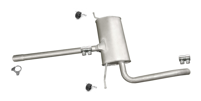 Mittelschalldämpfer für AUDI A6 C5 2.5 TDI Auspuff