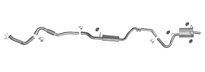 Auspuff für FIAT FREEMONT 2.0JTD Multijet 163/170 PS AWD 2011-2013 Auspuffanlage