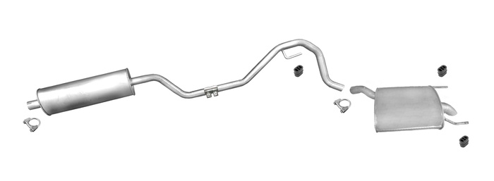 Auspuff für SAAB 9-3 II 1.8 122PS ab 2004 Auspuffanlage