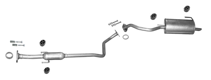 Auspuff für NISSAN MICRA IV 1.2 Auspuffanlage