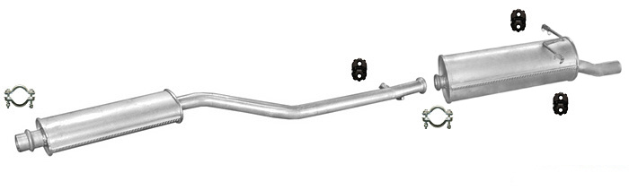 Auspuff CITROEN XSARA PICASSO 2.0 HDI 1999-01.2002 Auspuffanlage